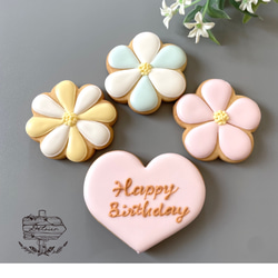 【サイズ・カラーが選べる♩アイシングクッキーブーケ】 4枚目の画像