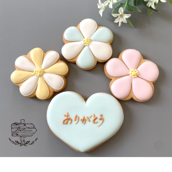 【サイズ・カラーが選べる♩アイシングクッキーブーケ】 5枚目の画像