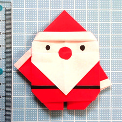 折り紙  七色サンタクロース  飾り   保育園  幼稚園  施設 3枚目の画像
