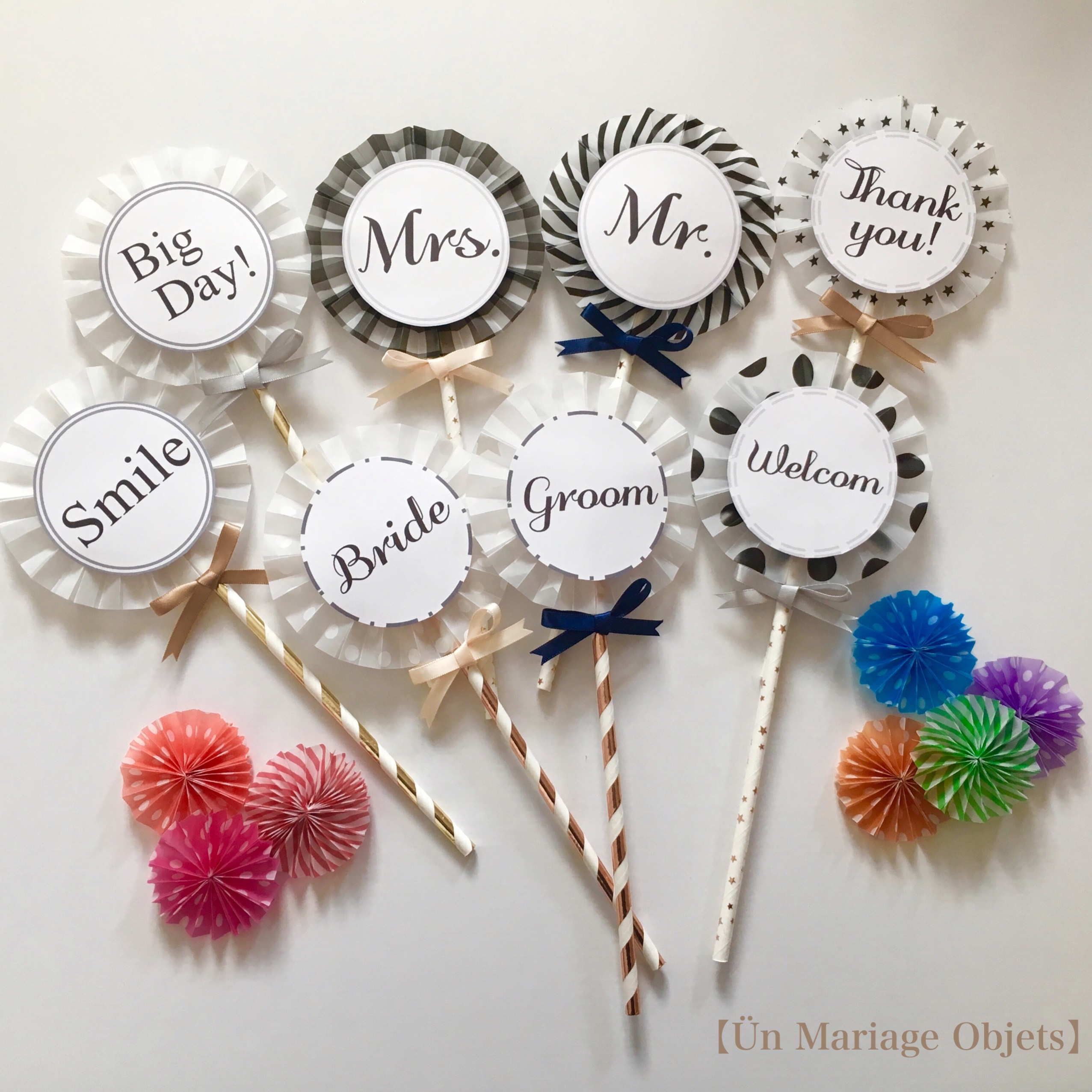 再販 5点から！お面プロップス 結婚式 ( フォトプロップス )