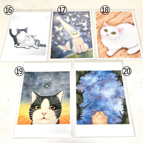 楽天市場】猫雑貨 メッセージ カード 猫柄 猫柄グッズ メール便
