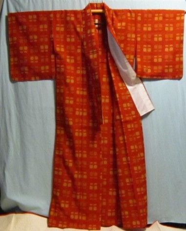 シルクウール着物