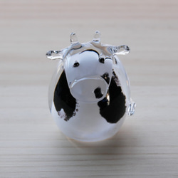 ガラスの干支 丑年 2021・うし（単体） 3枚目の画像