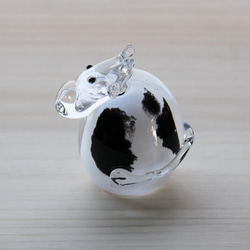 ガラスの干支 丑年 2021・うし（単体） 5枚目の画像