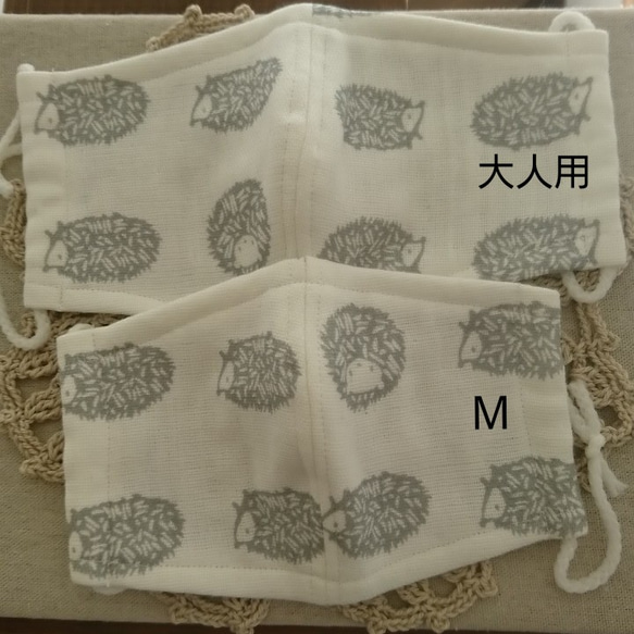 こども用 Mサイズ Ｗガーゼ✕タオル 立体マスク 夏マスク 1重仕立て よりどり3枚 4枚目の画像