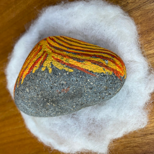 アマビエ ストーンペイント 絵画 やな爺 通販｜Creema(クリーマ) 9020821 