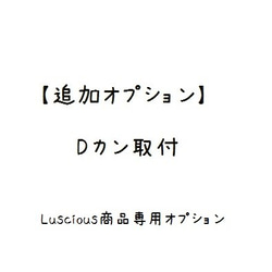 【追加オプション】Dカン金具取付 2枚目の画像