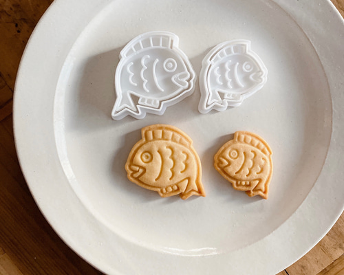 サイズ選択】鯛クッキー型 クッキー型 tomscookies 通販 10843452