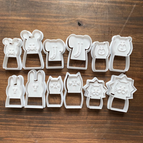 サイズ選択】動物セットクッキー型 クッキー型 tomscookies 通販