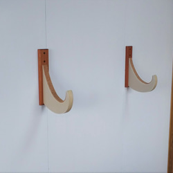 サーフボードラック　　木＋エポキシ樹脂製 3枚目の画像