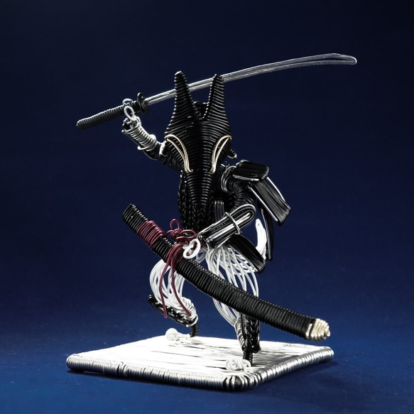 ワイヤーアートオブジェ・フィギュア　　自立式オリジナル1点もの ワイヤーアートオブジェ・フィギュア自立式オリジナル1点もの