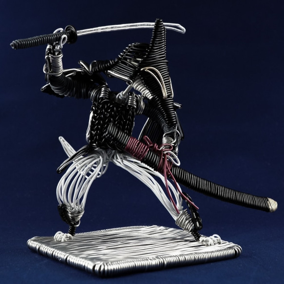 Samurai Fox /wireart 針金 オリジナルフィギュア デザフェスvol.51 3枚目の画像