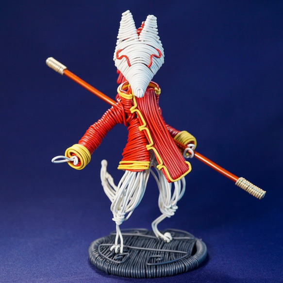 Kung-Fu Fox /wireart 針金 オリジナルフィギュア デザフェスvol Kung-Fu Fox /wireart 針金 オリジナルフィギュア デザフェスvol