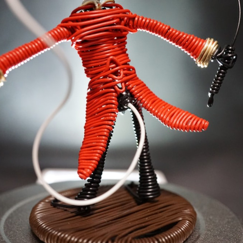 The Entertainer /wireart 針金 オリジナルフィギュア