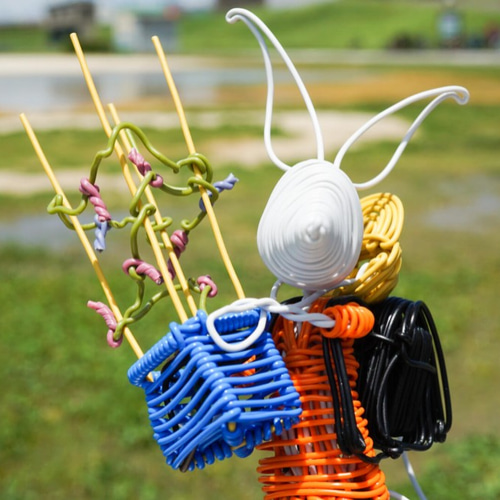 明日から夏休み！ /wireart 針金 オリジナルフィギュア 【渋谷 東急