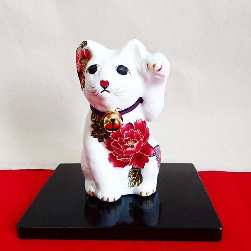一閑張り（猫） 一閑張り張子 “招き猫” (大) その他人形 Momo太郎 通販 9115357