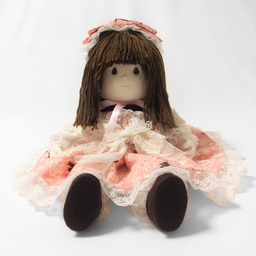 布人形 ピンク姉妹の姉、ドリーちゃん Akodoll#15-024 その他人形