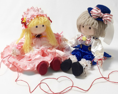 創作人形 「春風」布貼り ハンドメイド 創作人形 「春風」布貼り ハンドメイド