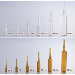 安瓿管，單獨出售，由硼矽酸鹽玻璃製成，每套 10 個 AP-1，1ml，白色，透明安瓿，玻璃瓶 第4張的照片