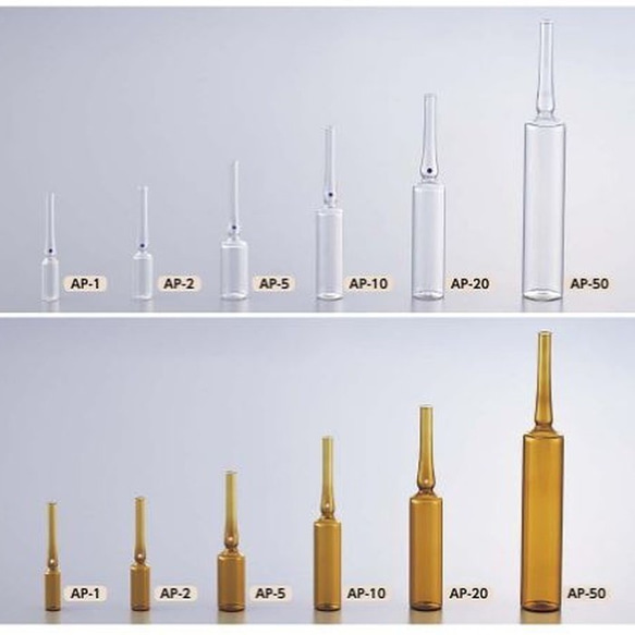 安瓿管，單獨出售，由硼矽酸鹽玻璃製成，每套 10 個 AP-5，5ml，白色，透明安瓿，玻璃瓶 第4張的照片