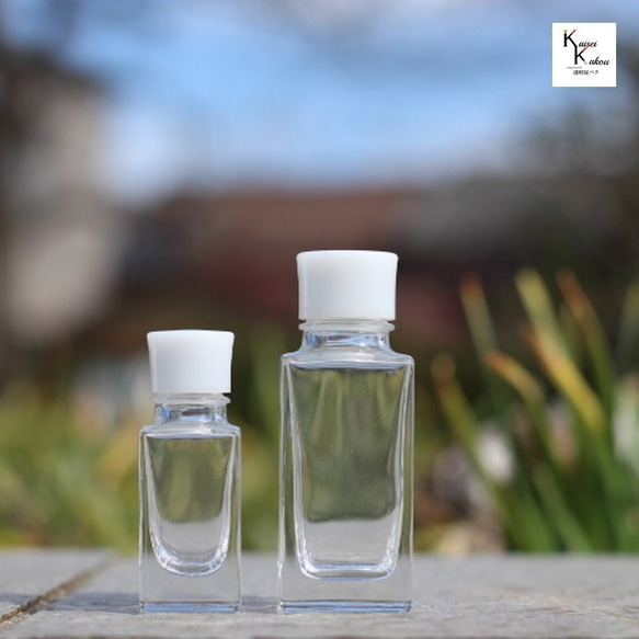 “Line Bottle 透明No.20 Hip Cap 3件套”玻璃瓶瓶瓶植物標本香氣玻璃瓶 第3張的照片