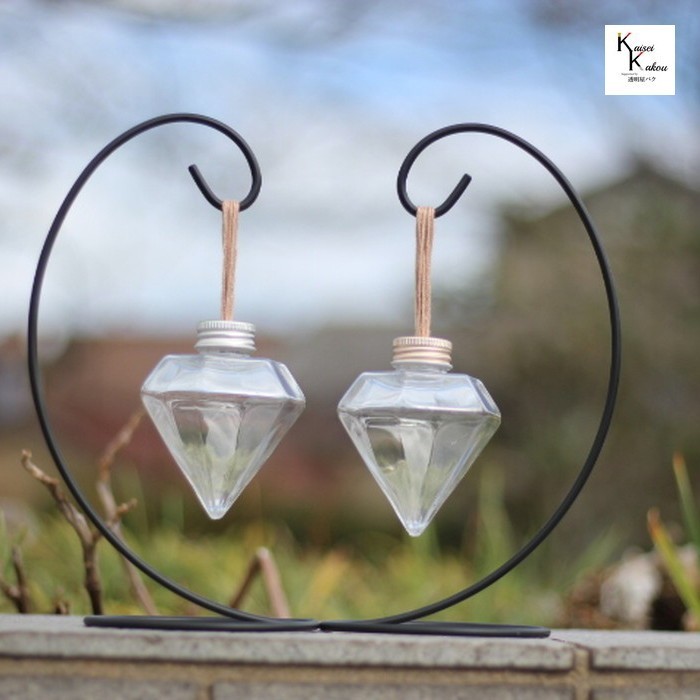 クリスマス オーナメント 10個セット 「ダイヤ 10個セット 白キャップ」密閉できます。液体も可能。クリスマスツリー