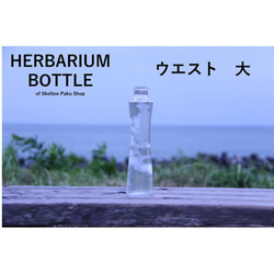 ハーバリウム 瓶 ボトル【ウエスト ssp-200】ガラス瓶 キャップ付　1本　透明瓶 インスタ 1枚目の画像