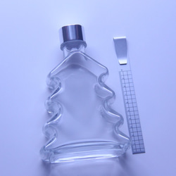 クリスマスツリーボトル　 ボトル　ガラス瓶　ハーバリウム　瓶　透明瓶　ツリー 3枚目の画像