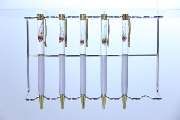 透明標本ボールペン　透明標本メダカ　かわいい/きれい/骨格/透明/クリア/スケルトン/作り方/骨/マグネット/指輪 2枚目の画像
