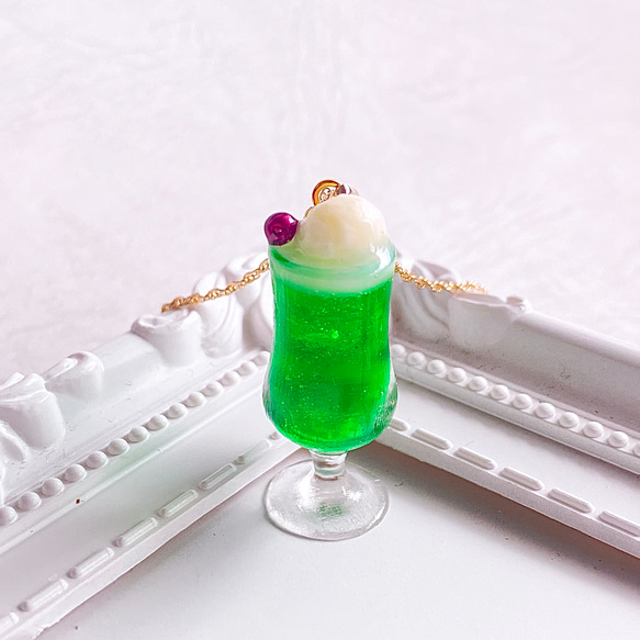 純喫茶のクリームソーダネックレス ネックレス・ペンダント 星夜 純喫茶のクリームソーダネックレス ネックレス・ペンダント 星夜