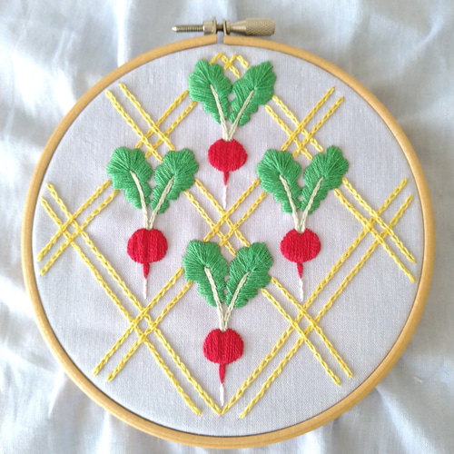 ラディッシュの刺繍枠キット *12cm枠* キット Apostrophe+s 通販