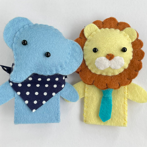 ハンドメイド 手作り ライオン 人形 ネイビー ハンドメイド 手作り ライオン 人形 ネイビー
