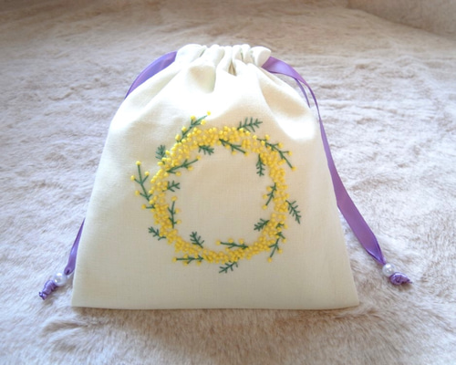専用★リネン 総刺繍 絹紐 巾着バッグ 和想庵＋和装ブラ＋マミロンクロス 楽天市場】【20時からクーポン&ポイント最大47倍!】倉敷意匠