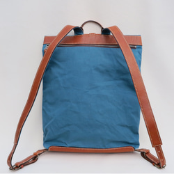 Paraffin canvas backpack　BLUE 3枚目の画像