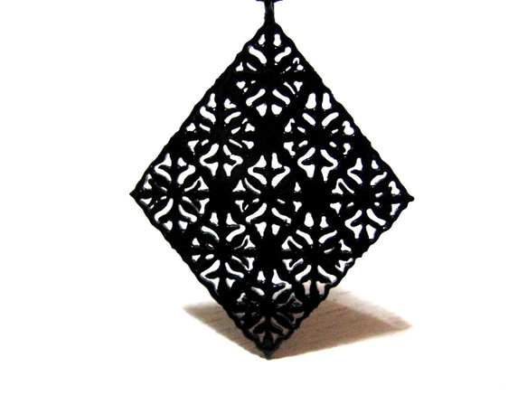 漆 Alhambra necklace [漆黒] 1枚目の画像