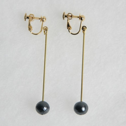 pearl earring long [VE-003b] 1枚目の画像