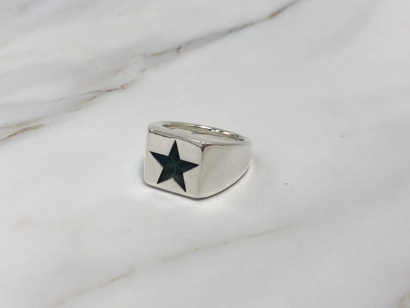 シルバーリング　スター 1枚目の画像