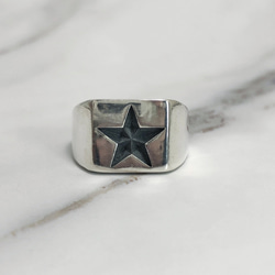 シルバーリング　スター 2枚目の画像