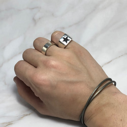 シルバーリング　スター 4枚目の画像