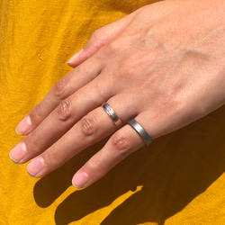 シンプルチタンリング　4mm 6枚目の画像