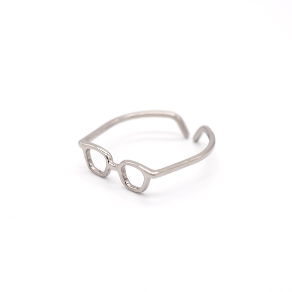 〈特集掲載〉純チタン製　メガネのリング　シャイニー 1枚目の画像