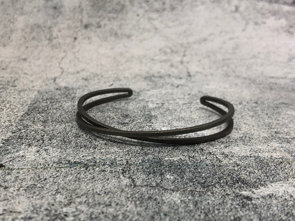 シンプルチタンバングル バングル・リストバンド Arikata 通販 9769202