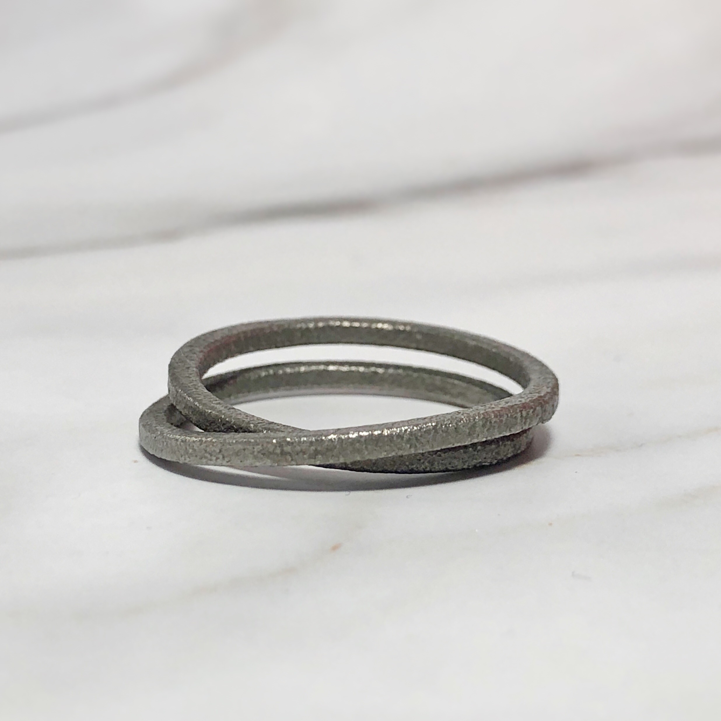 2ライン　シンプルチタンリング