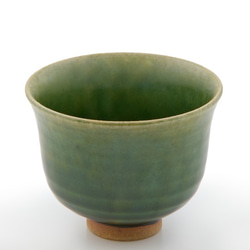 パート・ド・ヴェール おちょこ 藤色 ガラス作家 佐伯泰典作 おちょこ