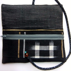 久留米絣のお布団側で作った和風お財布　１４５ 3枚目の画像