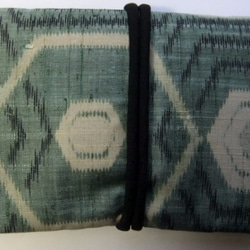 着物リメイク　紬で作った和風財布　６４９ 2枚目の画像
