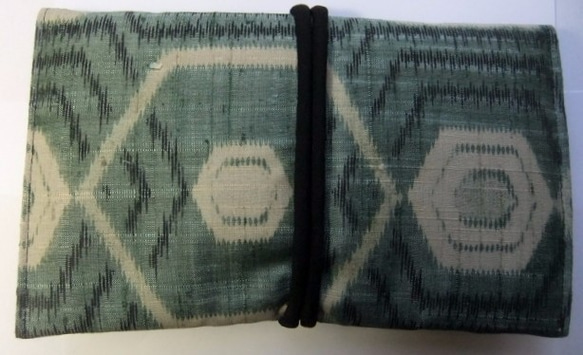 着物リメイク　紬で作った和風財布　６４９ 2枚目の画像