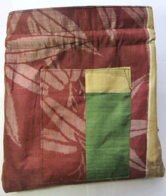四国の土佐紬で作った巾着袋　６５０ 5枚目の画像