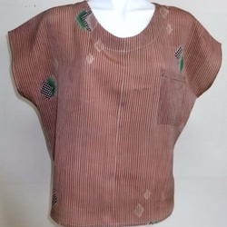 着物リメイク 正絹の着物で作ったTシャツ 1488 ブラウス
