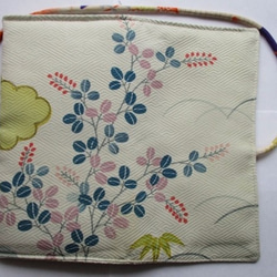 着物リメイク　萩の花の振袖で作った和風財布　１８９５ 5枚目の画像
